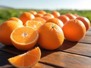 Naranjas ecológicas, beneficios de comer naranja en la noche